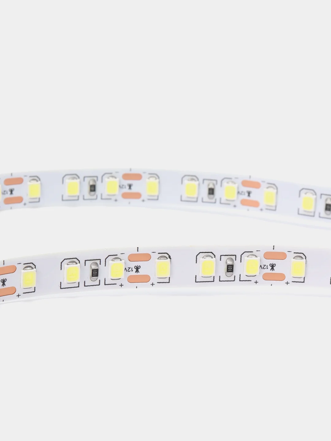 Светодиодная лента 2835 120св/м 12V незащищенная белая 048 (19.2W/m) ОТРЕЗОК 1 МЕТР