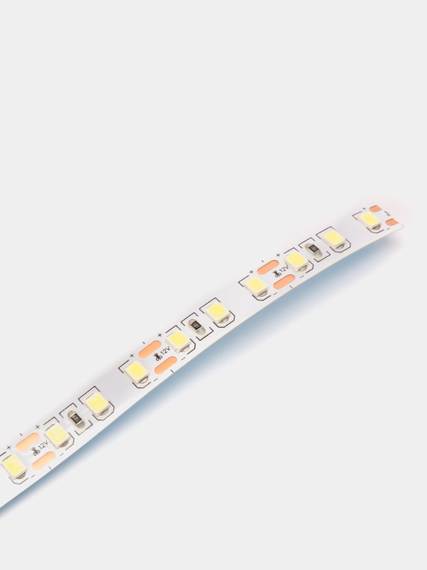 Светодиодная лента 2835 120св/м 12V незащищенная белая 048 (19.2W/m) ОТРЕЗОК 1 МЕТР