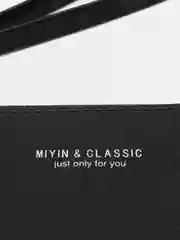 Черный кошелек женский Miyin & Classic на молнии из экокожи, 6 цветов