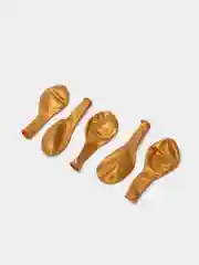 Золотой воздушные шары 5 штук хром