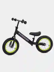 Черный беговел COSMOKIDZ JASPER со звоночком