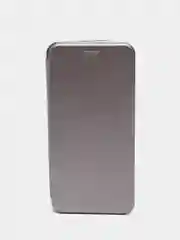 Серебряный чехол-книжка для Samsung Galaxy A02