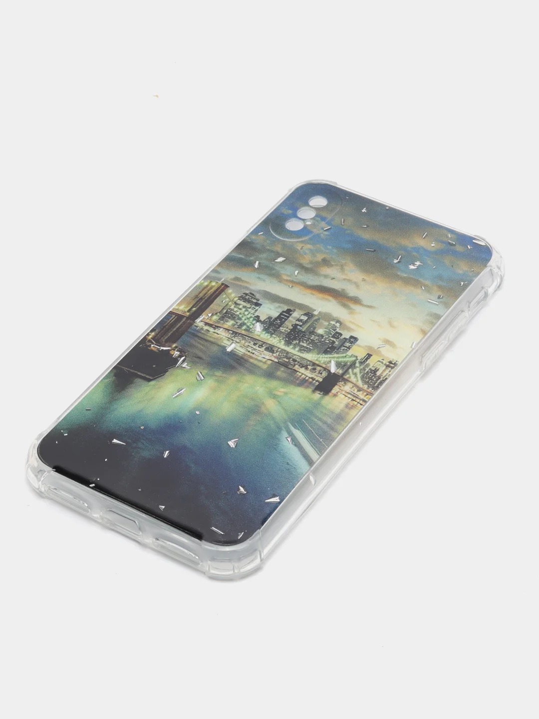 Зеленый чехол Apple iPhone X / Xs чехол силиконовый с рисунком