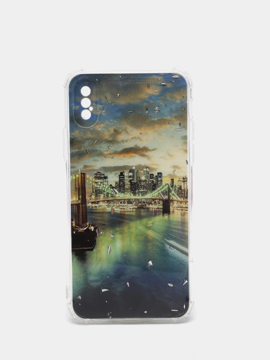 Зеленый чехол Apple iPhone X / Xs чехол силиконовый с рисунком