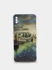 Зеленый чехол Apple iPhone X / Xs чехол силиконовый с рисунком