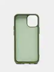 Зеленый чехол Apple iPhone 12 mini (5.4") silicone case силиконовый с закрытым низом бархат внутри