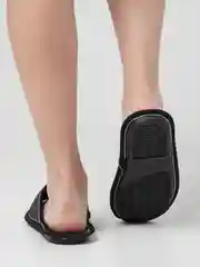 Черный тапочки домашние, женские, с открытым носом, Soft Slippers, 4 цвета