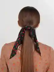 Черный резинка для волос