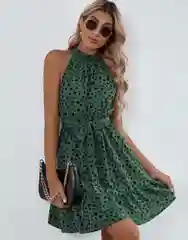 Зеленый платье женское