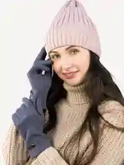 Перчатки женские кашемировые, сенсорные