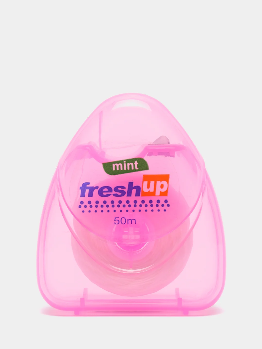 Розовый зубная нить Fresh Up мятная 50 м / Флоссер