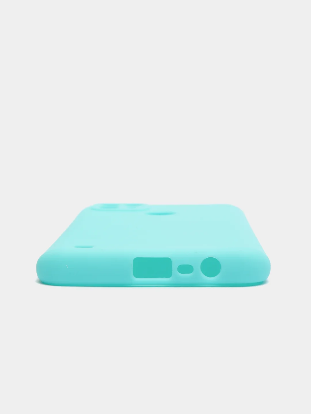 Бирюзовый чехол силиконовый матовый для Realme C21