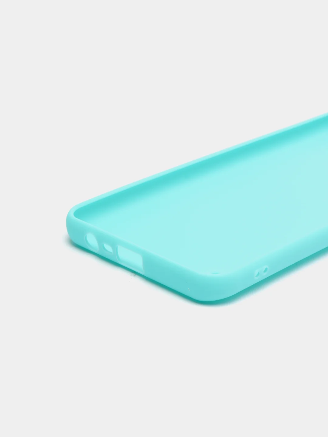 Бирюзовый чехол силиконовый матовый для Realme C21