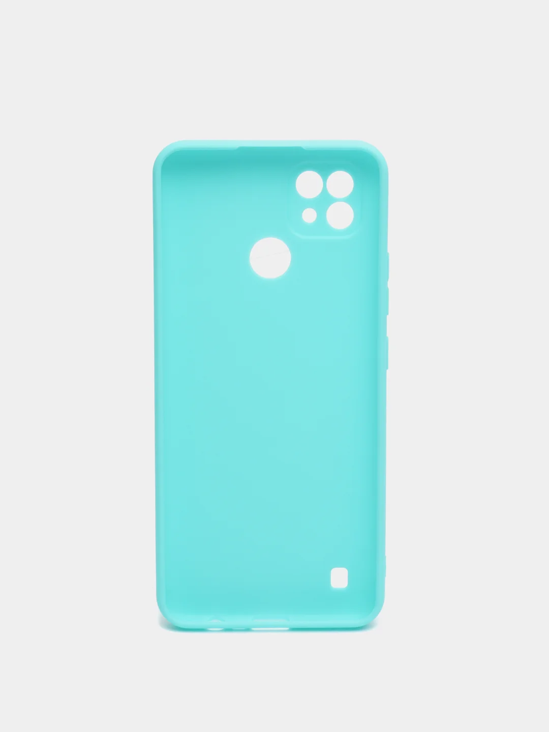 Бирюзовый чехол силиконовый матовый для Realme C21