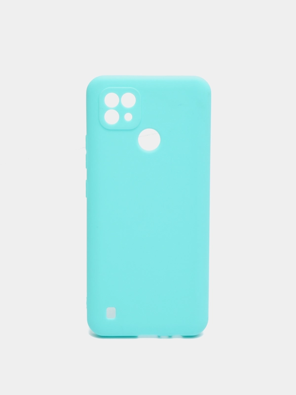 Чехол силиконовый матовый для Realme C21