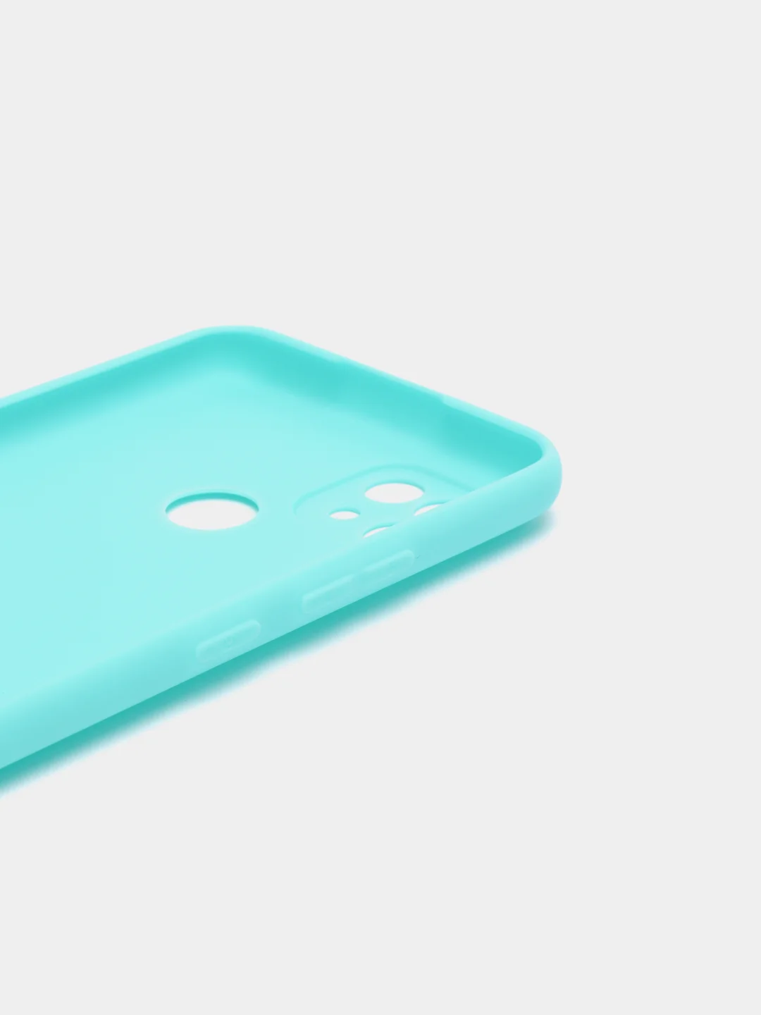 Бирюзовый чехол силиконовый матовый для Realme C21