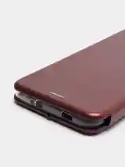 Багровый чехол-книжка для Xiaomi POCO M3 / Redmi 9T