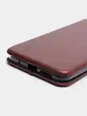 Багровый чехол-книжка для Xiaomi POCO M3 / Redmi 9T