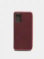 Багровый чехол-книжка для Xiaomi POCO M3 / Redmi 9T