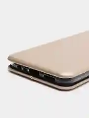 Золотой чехол-книжка для Realme C21 / C21Y, C3 / 5 / 6i, C30 / C30S / С31 / С33 / C35