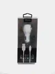 Автомобильное зарядное устройство, QC3.0, 2 USB, 3.6 А, с кабелем micro USB