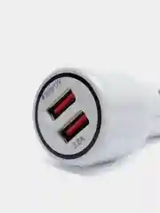 Автомобильное зарядное устройство, QC3.0, 2 USB, 3.6 А, с кабелем micro USB
