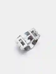 Серебряный пряжка декоративная 22*17 мм