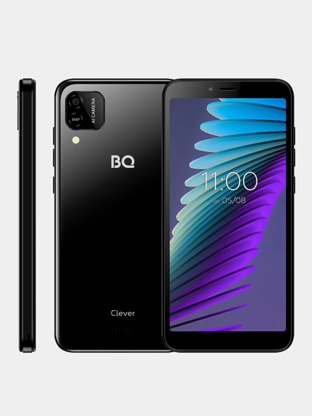 Смартфон BQ 5765L Clever, безрамочный, 4-ядерный купить по цене 4690 ₽ в  интернет-магазине KazanExpress