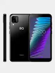Черный смартфон BQ 5765L Clever, безрамочный, 4-ядерный