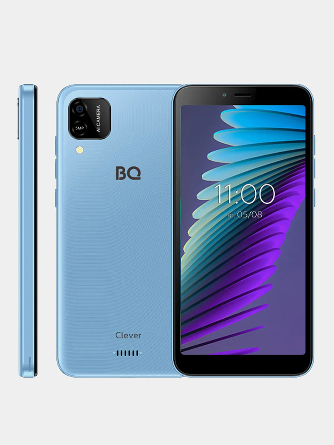 Смартфон BQ 5765L Clever, безрамочный, 4-ядерный купить по цене 4690 ₽ в  интернет-магазине KazanExpress