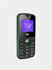 Зеленый мобильный телефон BQ 1853 Life, БОЛЬШИЕ КНОПКИ, 2 SIM, 1.77-дюймовый