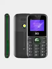 Зеленый мобильный телефон BQ 1853 Life, БОЛЬШИЕ КНОПКИ, 2 SIM, 1.77-дюймовый
