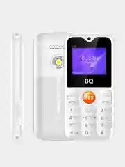 Белый мобильный телефон BQ 1853 Life, БОЛЬШИЕ КНОПКИ, 2 SIM, 1.77-дюймовый