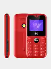 Красный мобильный телефон BQ 1853 Life, БОЛЬШИЕ КНОПКИ, 2 SIM, 1.77-дюймовый