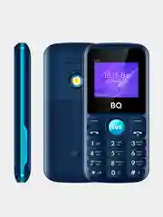 Синий мобильный телефон BQ 1853 Life, БОЛЬШИЕ КНОПКИ, 2 SIM, 1.77-дюймовый