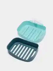 Голубой мыльница настенная