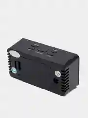 Белый часы зеркальные электронные настольные DS- 3658L зеленый/красный/белый свет