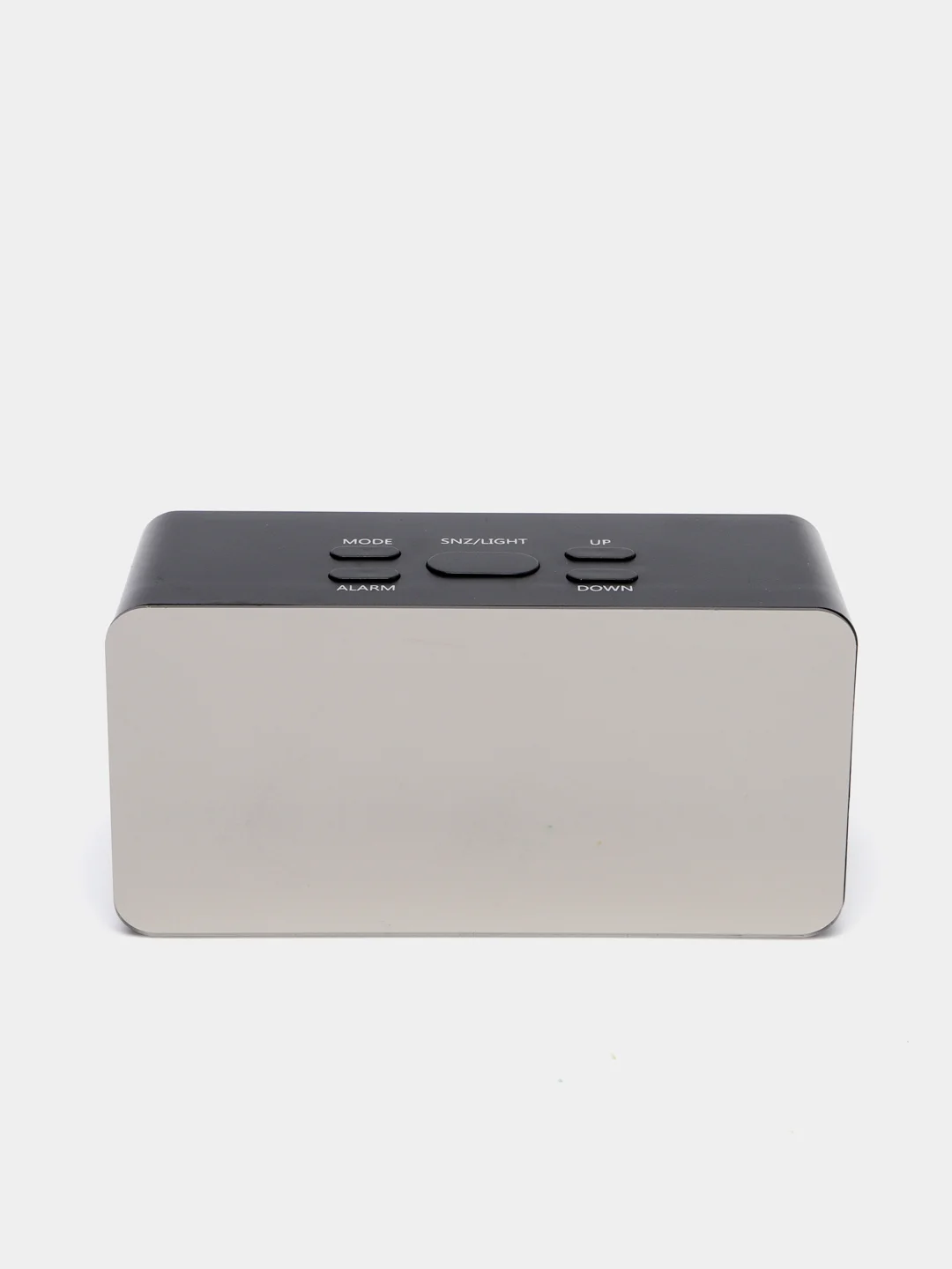 Белый часы зеркальные электронные настольные DS- 3658L зеленый/красный/белый свет
