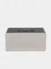 Зеленый часы зеркальные электронные настольные DS- 3658L зеленый/красный/белый свет