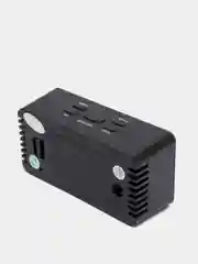Зеленый часы зеркальные электронные настольные DS- 3658L зеленый/красный/белый свет