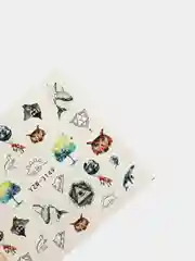 Коралловый слайдеры для ногтей, нейл-дизайн, разноцветные наклейки для маникюра и педикюра
