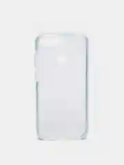 Голубой чехол силиконовый прозрачный, с цветной вставкой, для Honor Y6 Prime 2018 / Honor 7A Pro