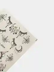 Горчичный слайдеры для ногтей, нейл-дизайн, разноцветные наклейки для маникюра и педикюра