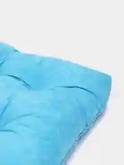 Голубой подушка для сидения MATEX "VELOURS", 40 х 40 х 8 см