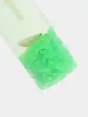 Зеленый свеча гелевая, с ракушками, 3 х 8 см