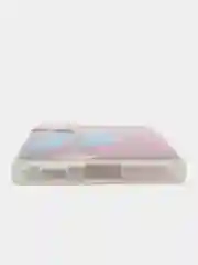Голубой чехол для Samsung G991F/S21 силиконовый с рисунком
