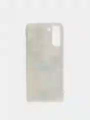 Коричневый чехол для Samsung G996F/S21 Plus силиконовый с рисунком
