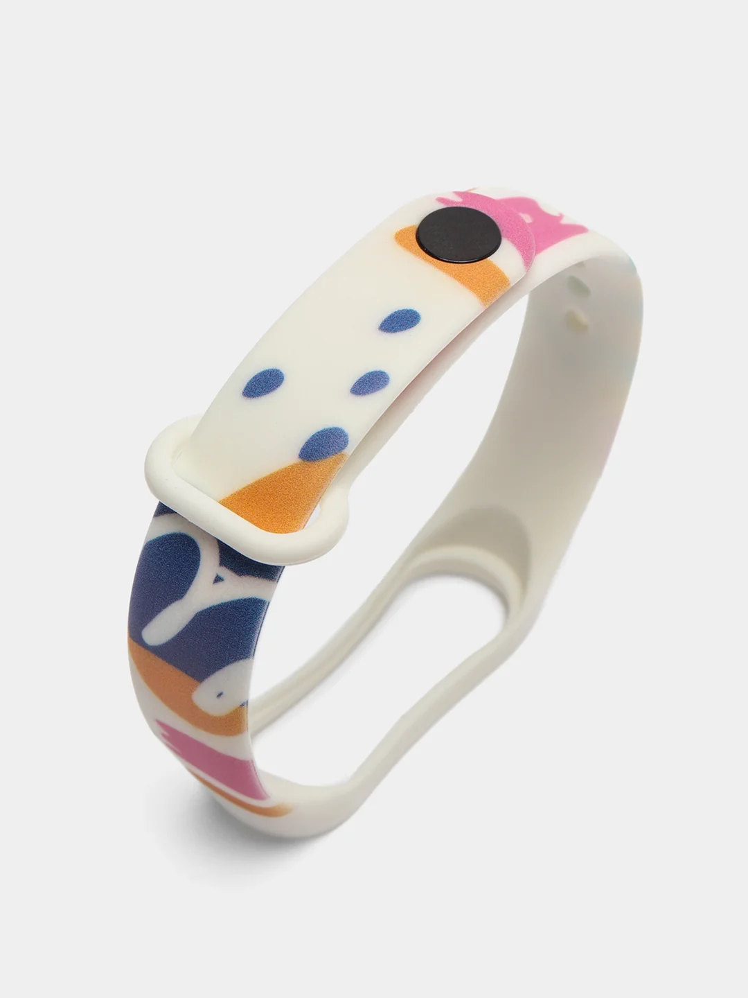 Оранжевый ремешок для Xiaomi mi band 3 / 4 / 5 / 6 силиконовый фитнес браслет