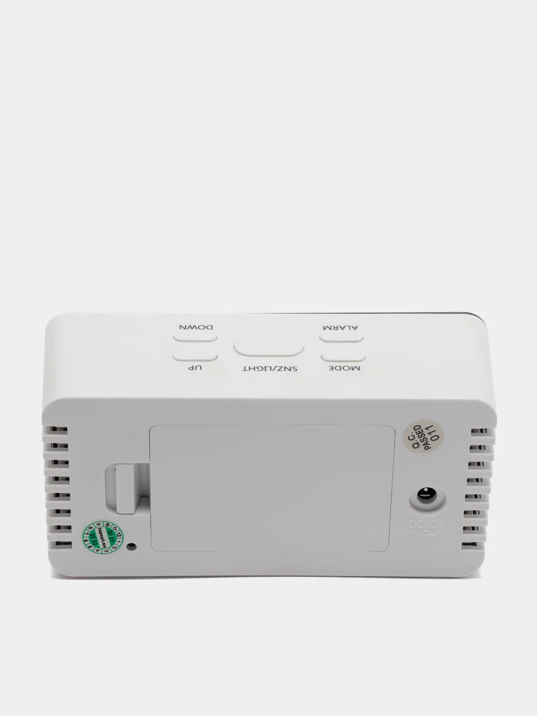 Красный часы зеркальные электронные настольные DS- 3658L зеленый/красный/белый свет