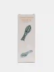 Серый рыбочистка  с контейнером для чешуи